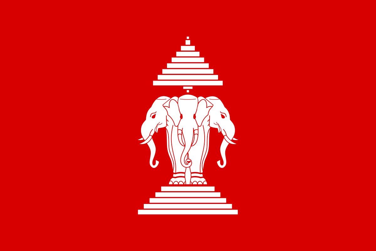 What is the Meaning Behind Laos' Three Headed Elephant Flag?